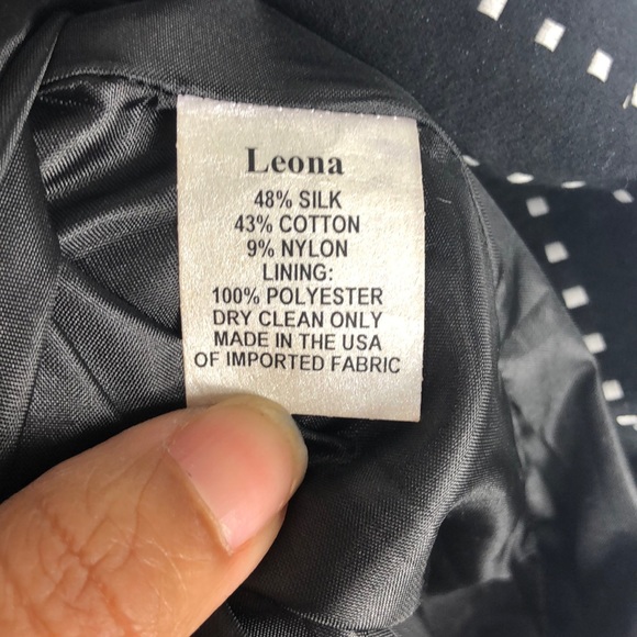 Lauren Leonard Drop Waist Shift Dress black/white - Picture 5 of 8